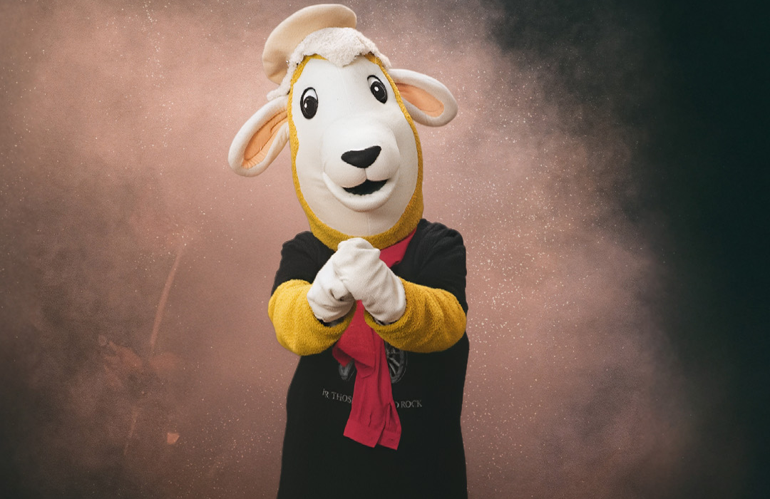 Kulturfåret - maskoten för Kulturåret i Södertälje